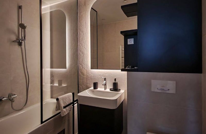 Rental of a stylish 3-room apartment, 97 m², K-District Residential Complex, Belgrade, Serbia